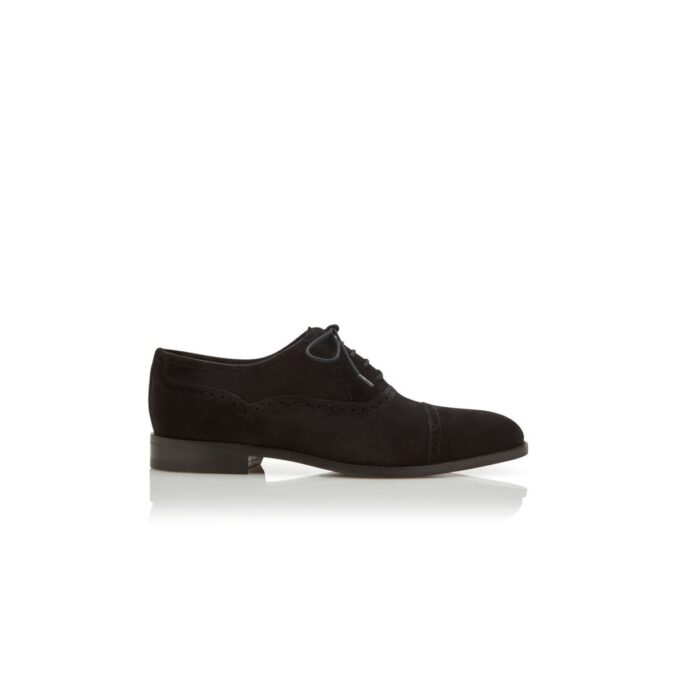 WITNEY Oxford in camoscio nero con punta rinforzata WITNEY Oxford in camoscio nero con punta rinforzata